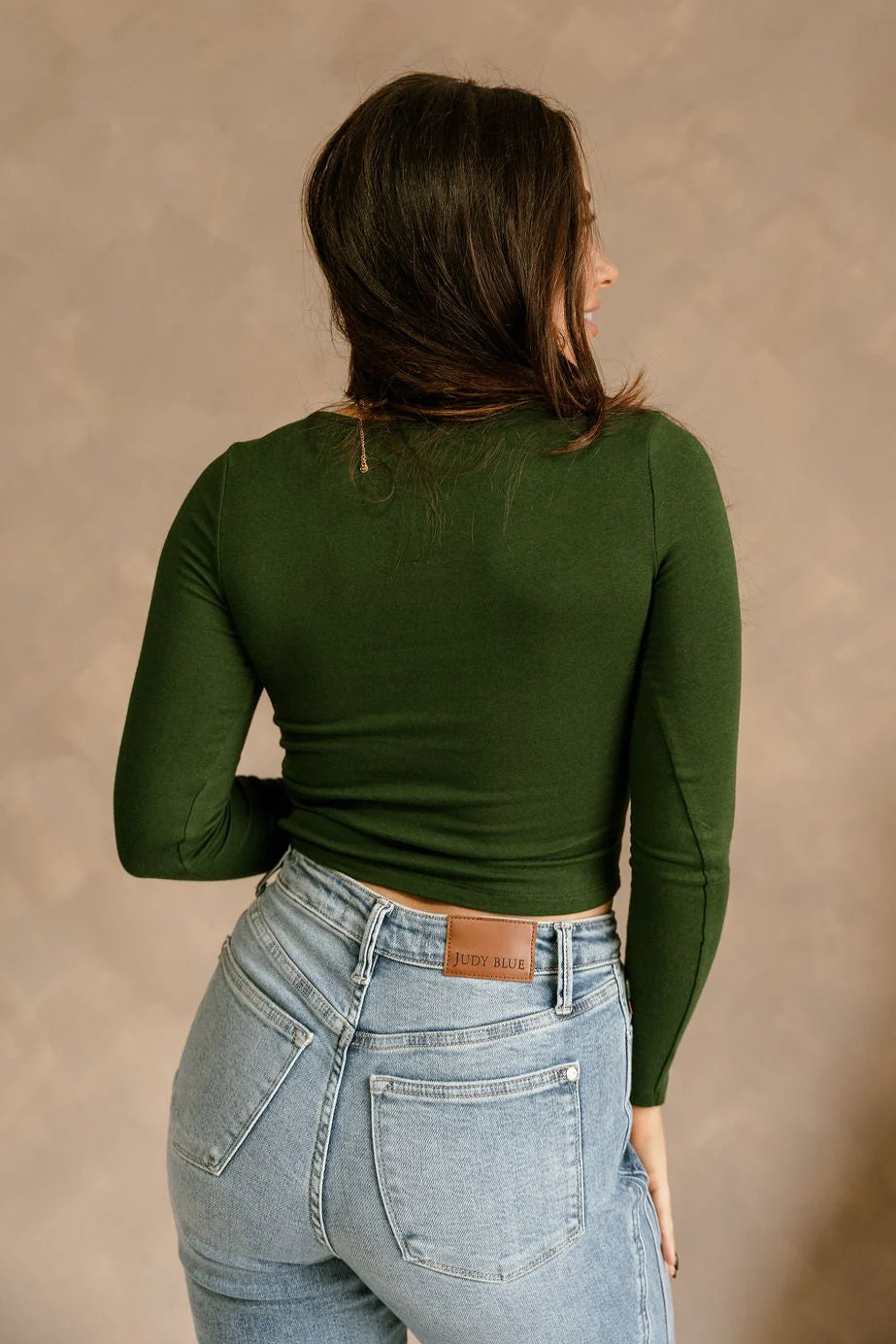 Mira Scoop Neckline Long Sleeve Top - Image 6
