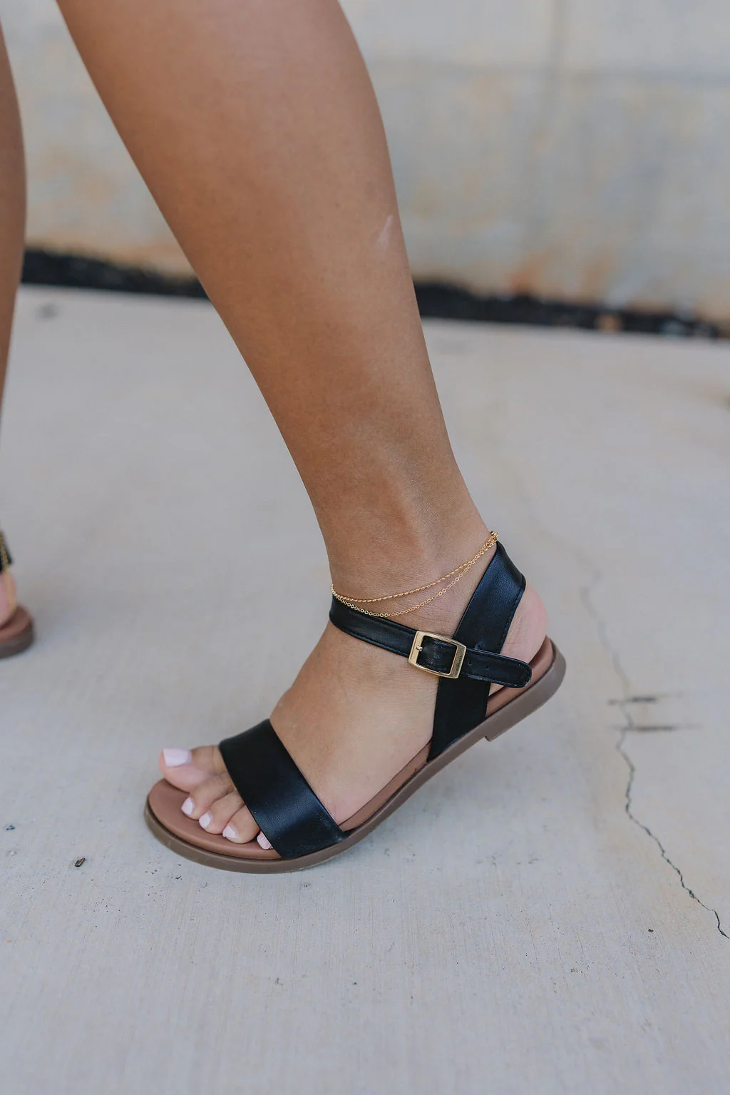 Alora Gold Double Chain Anklet