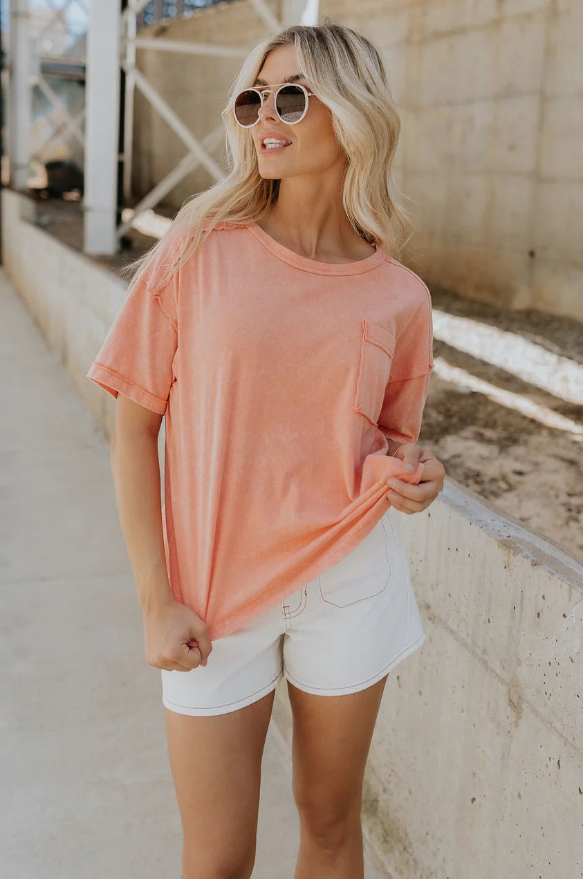 Ada Washed Cotton Short Sleeve Top - Image 18