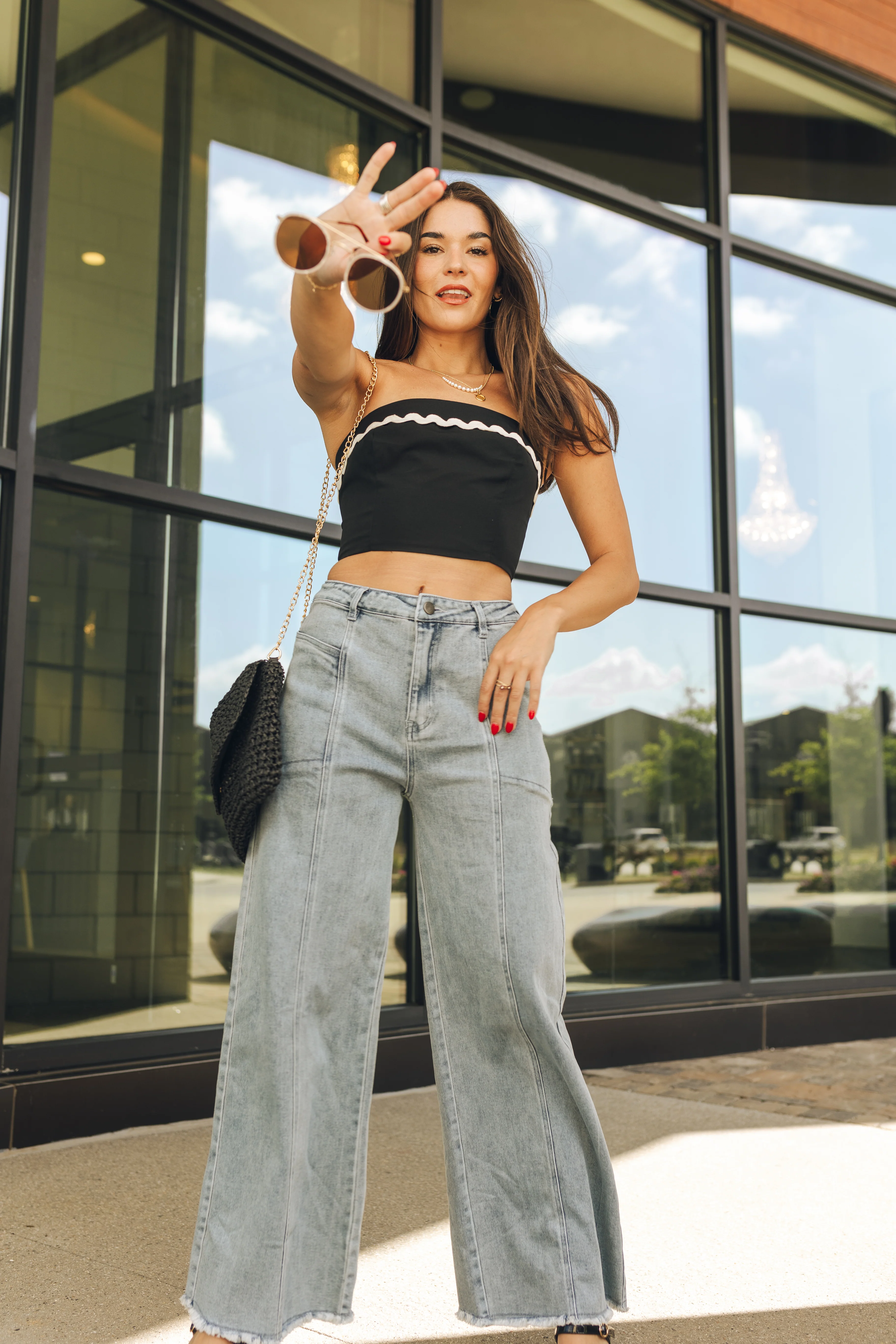 Addilyn Wide Leg Jeans - Image 2