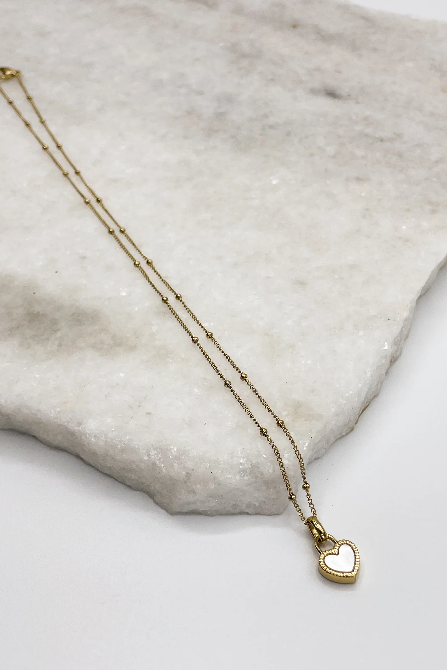 Alanna Gold Heart Necklace