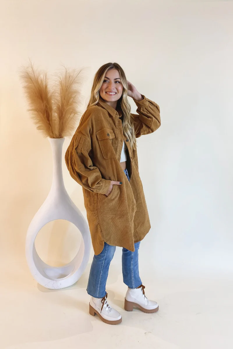 All About You Corduroy Shacket - Image 2