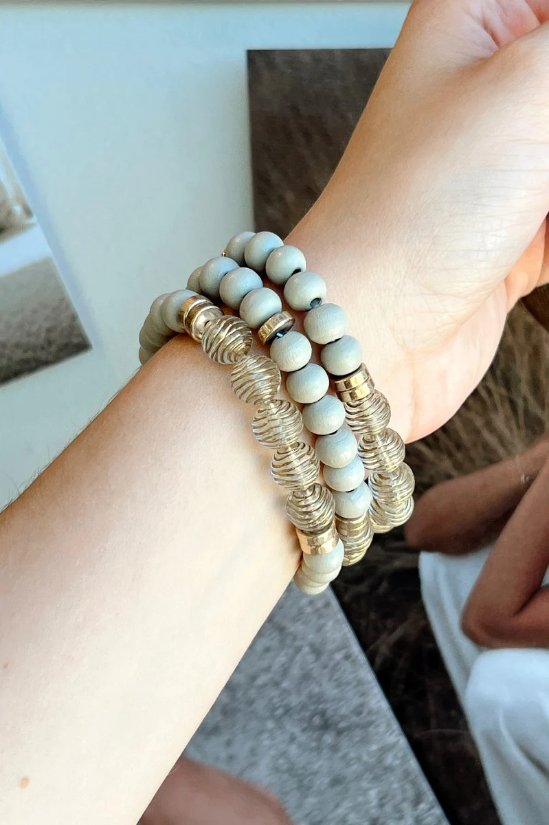 All Natural Bracelet Set