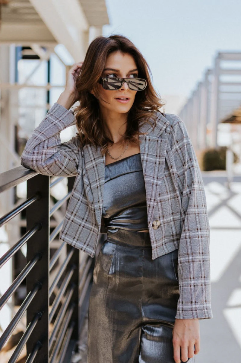 All Or Nothing Cropped Blazer