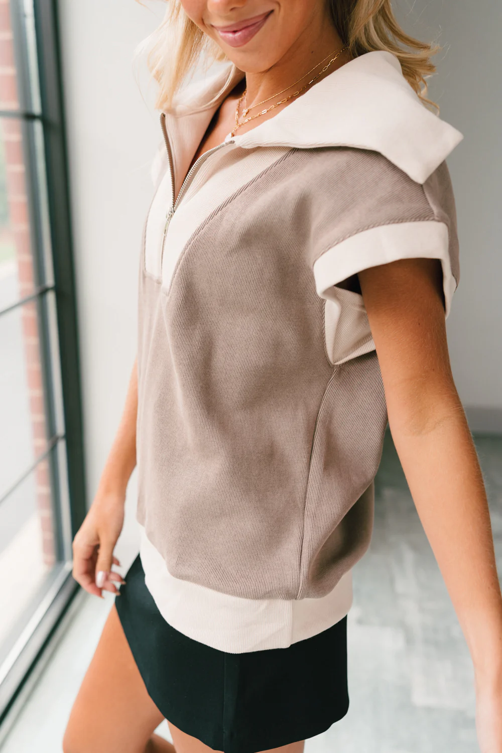 Allie Collared Top - Image 11