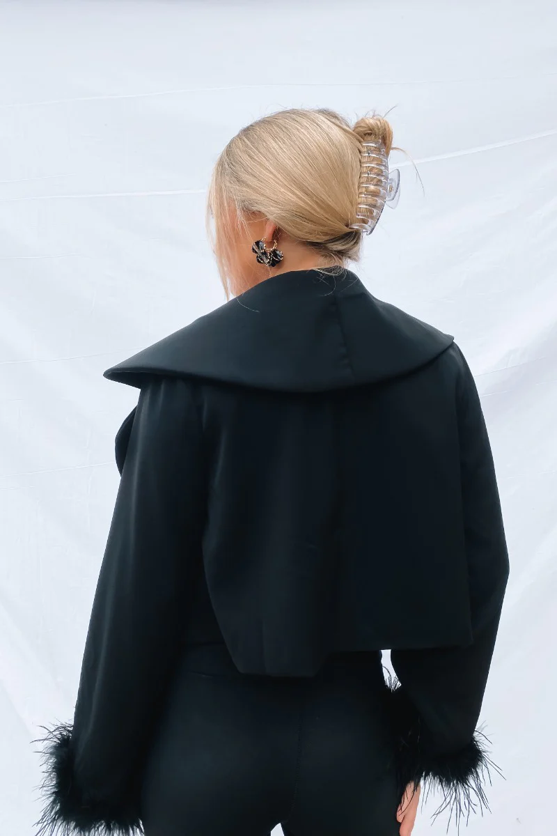 Always The Optimist Crop Blazer - Image 5