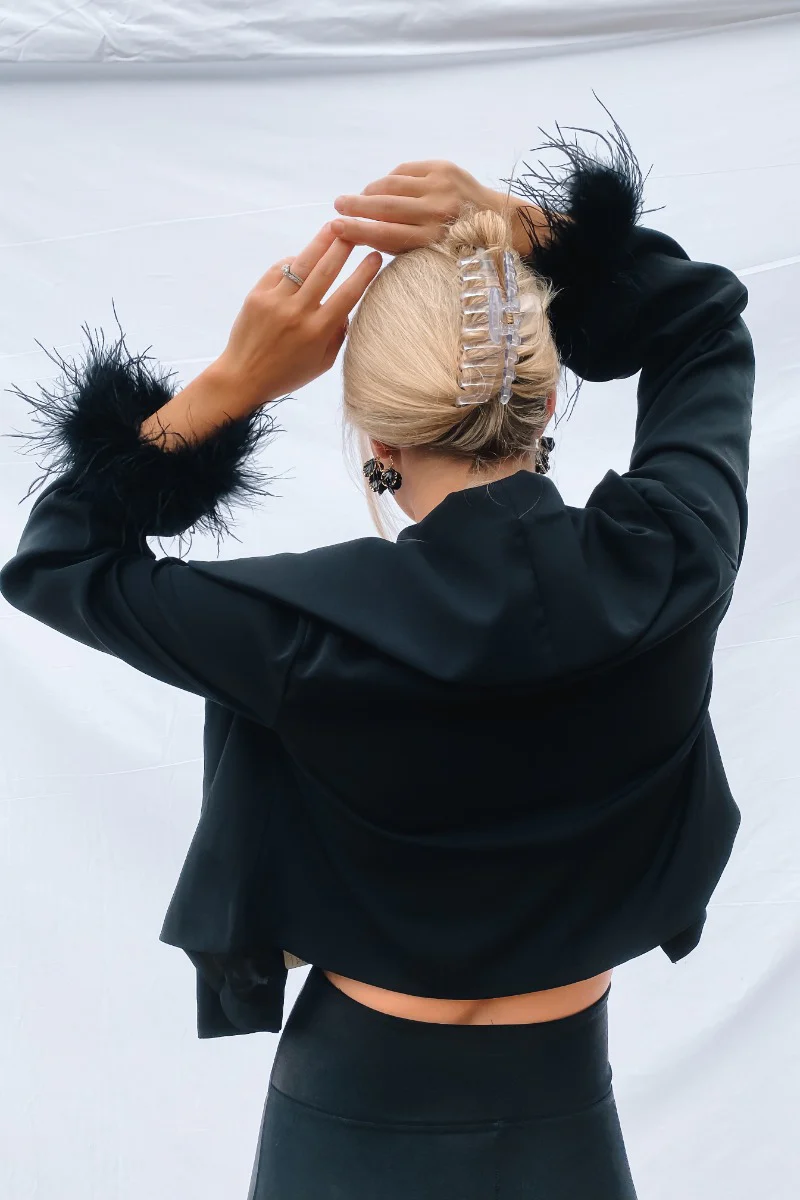 Always The Optimist Crop Blazer - Image 6