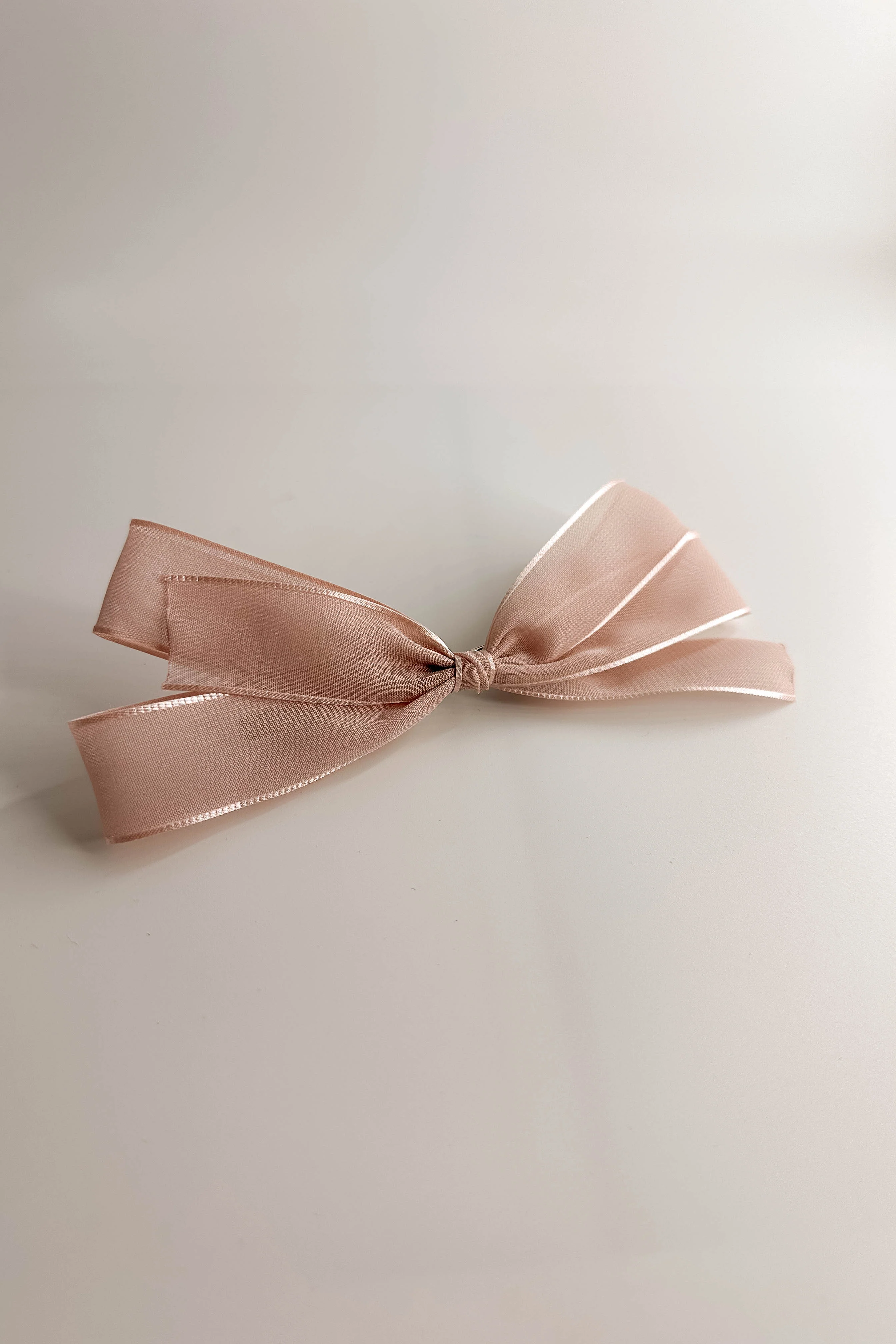 Amelia Sheer Hair Bow Barrette - Image 8