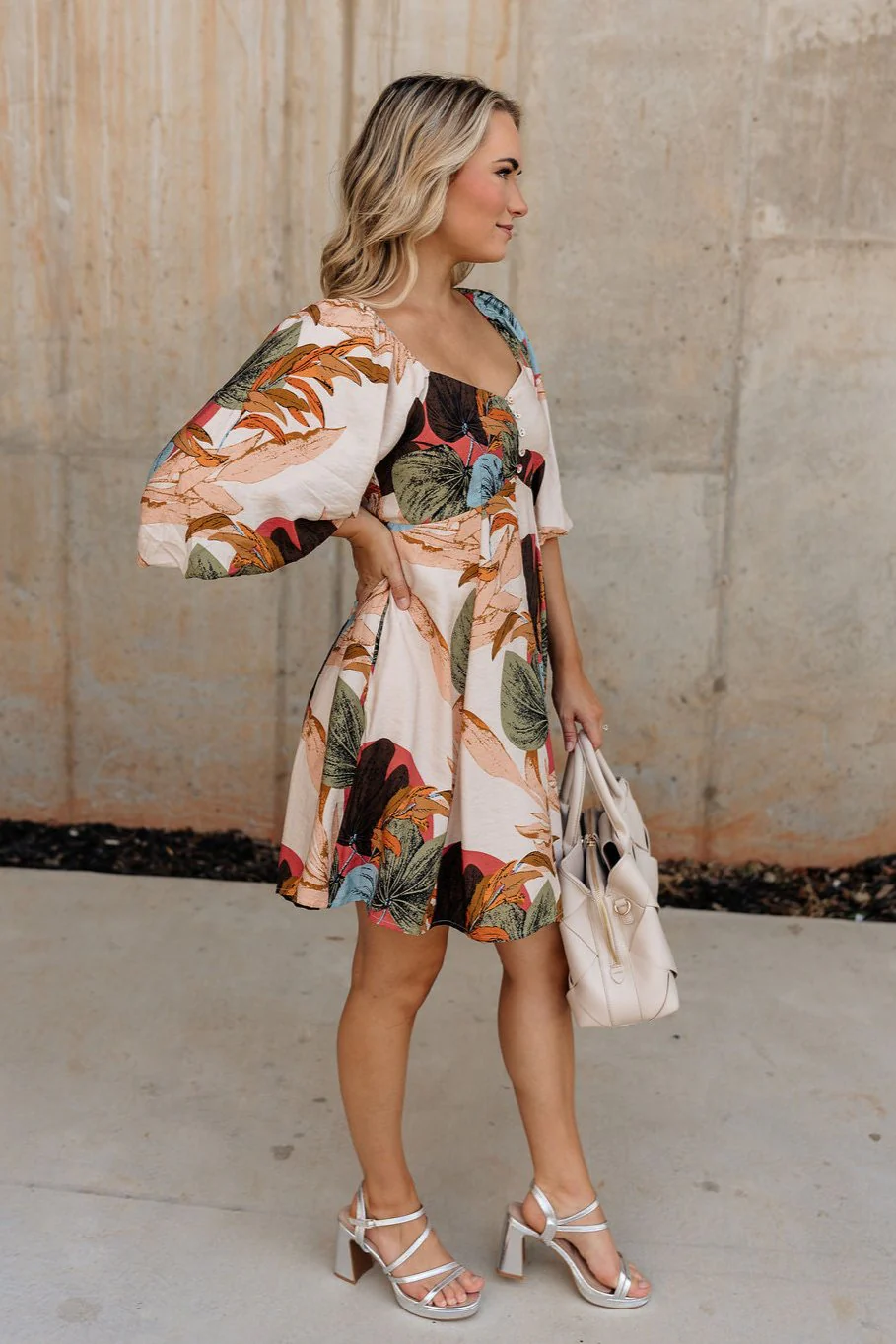 Anastasia Floral Multi Mini Dress - Image 6