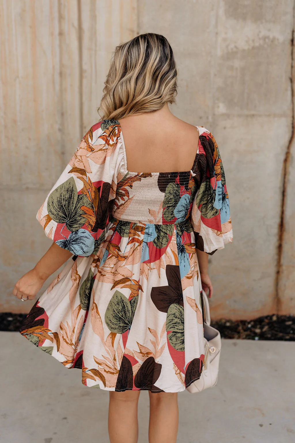 Anastasia Floral Multi Mini Dress - Image 8