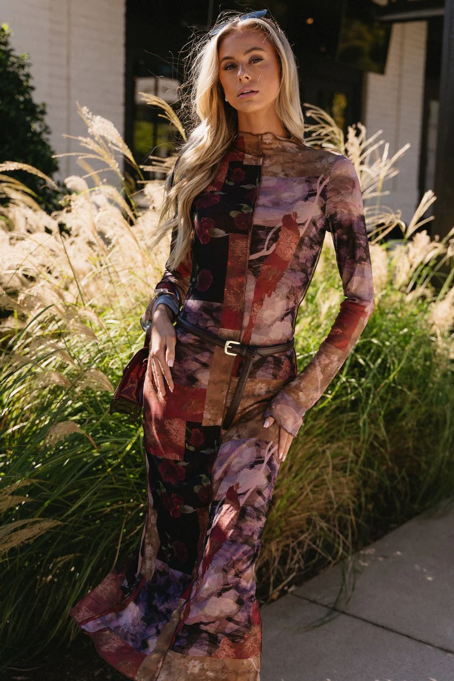 Anastasia Multi Mesh Midi Dress - Image 5