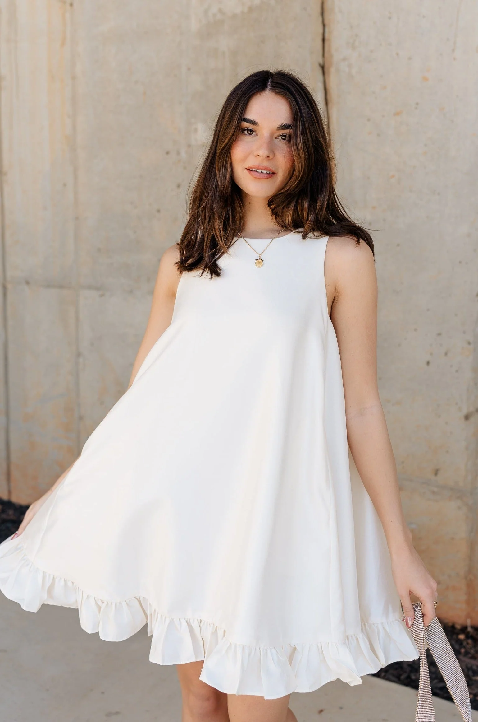 Anastasia Ruffle Mini Dress