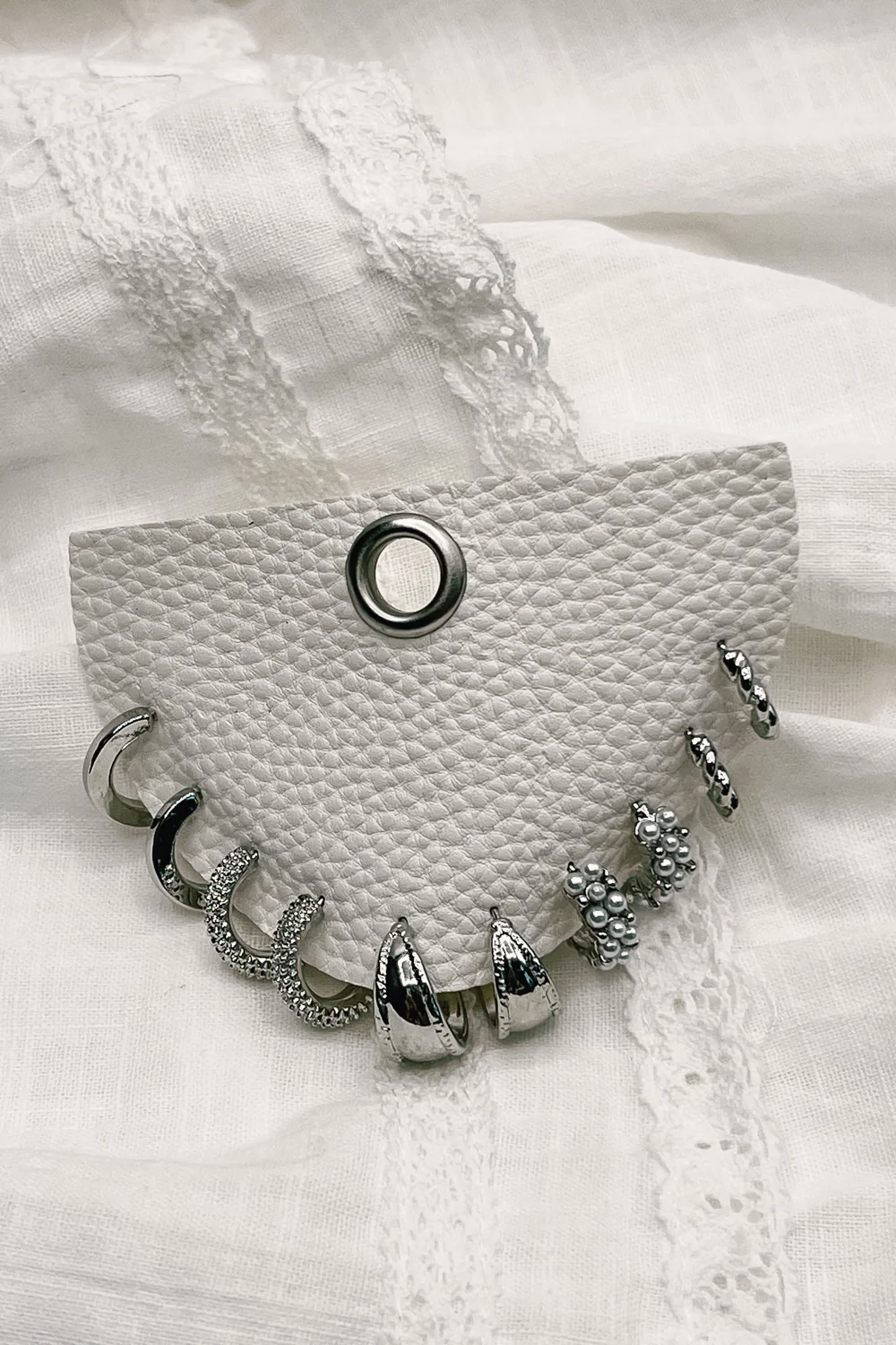 Annie Silver Earring Set