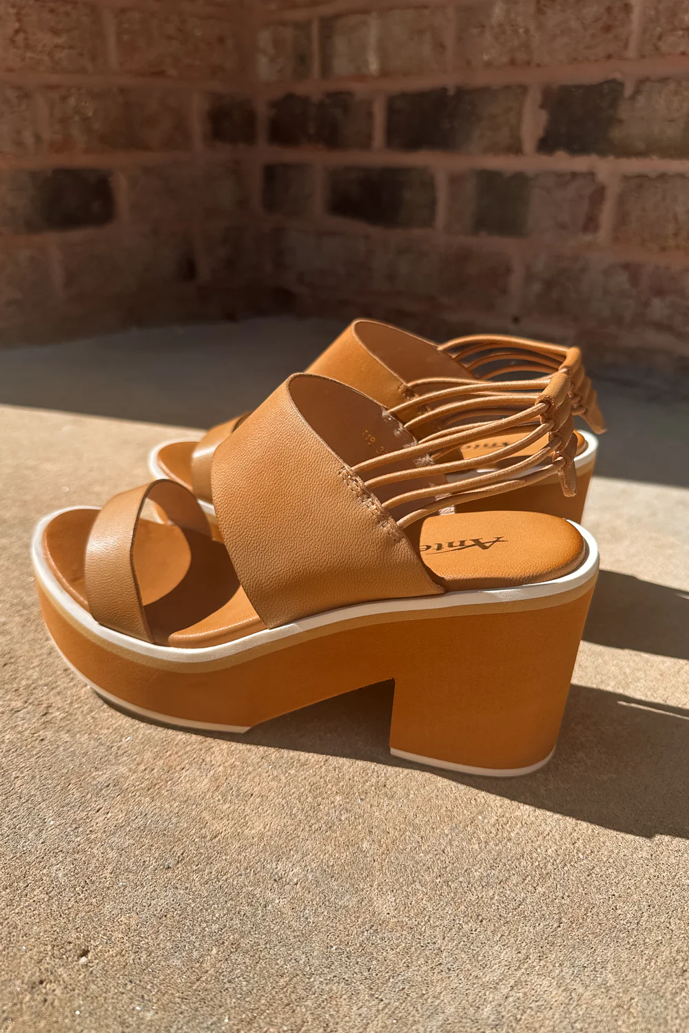 Antelope Jax High Heel Platform Slingback Sandals