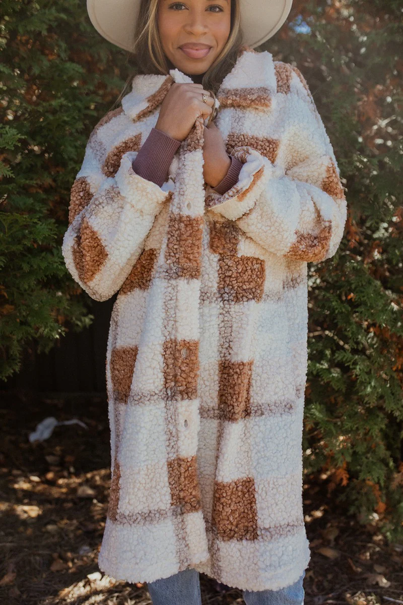 Aspen Longline Teddy Shacket - Image 3