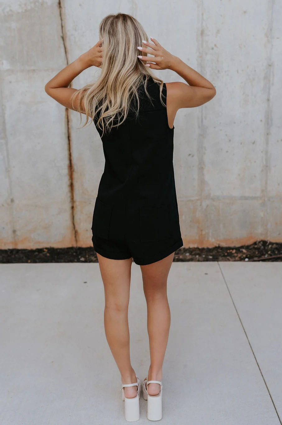 Athena Front Zip-Up Halter Romper - Image 8
