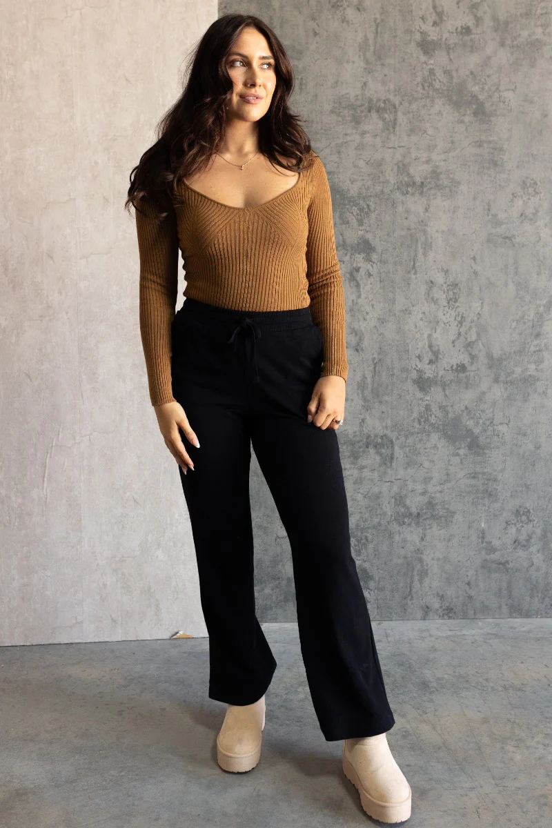 Aubrey Black Lounge Pants