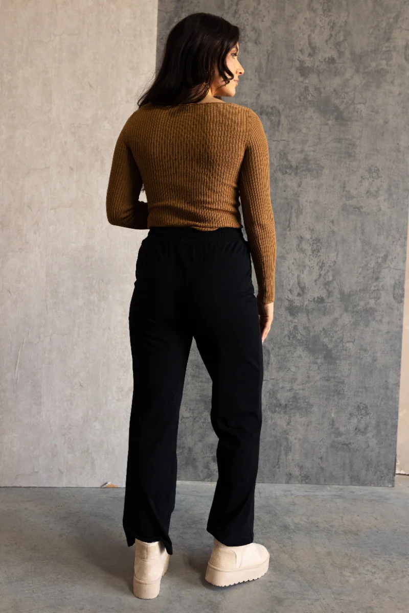 Aubrey Black Lounge Pants - Image 5