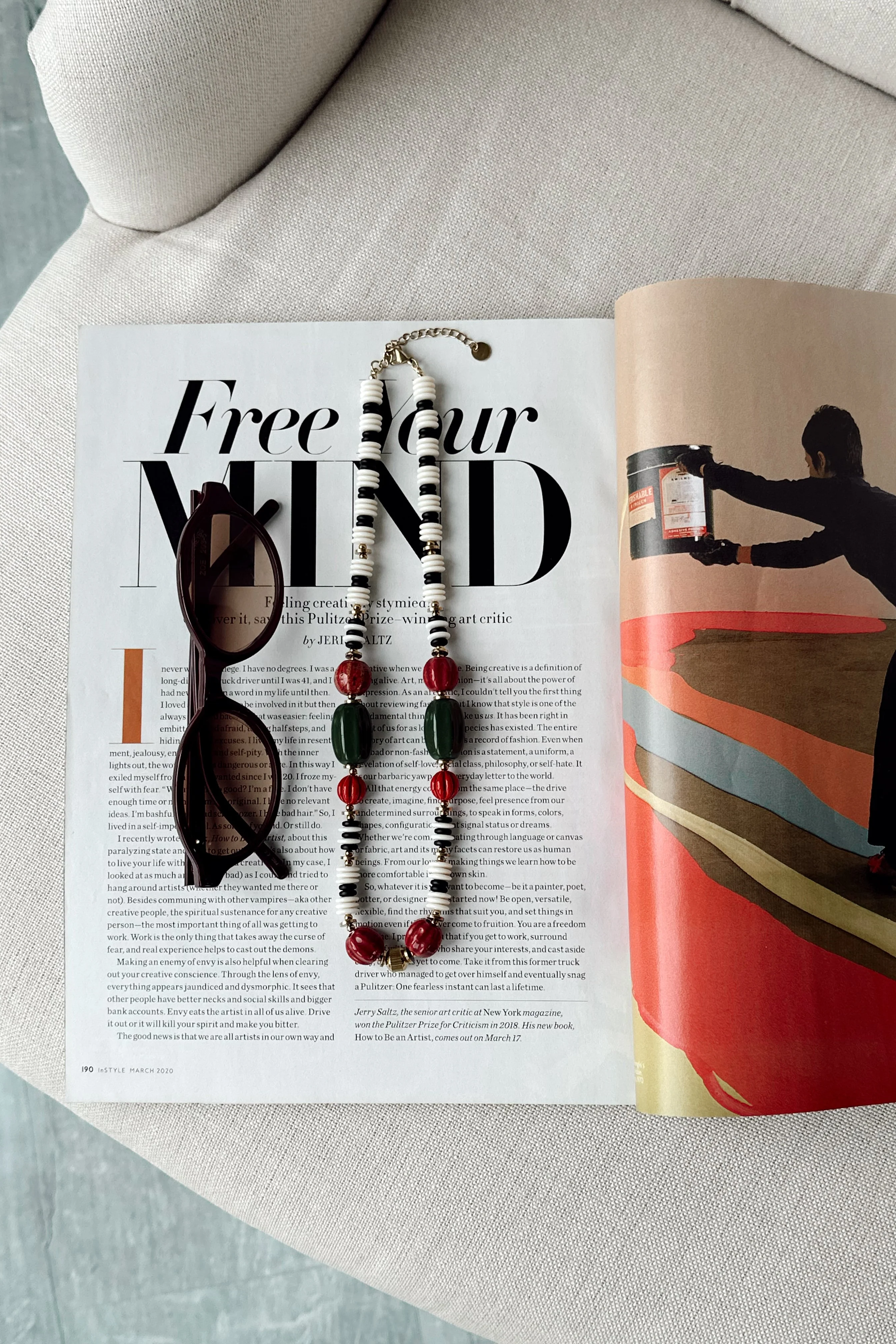 Averie Multi Beaded Necklace - Image 2