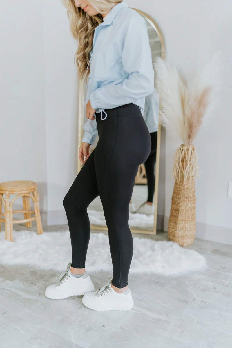 Back To The Basics Leggings in Black - Image 4