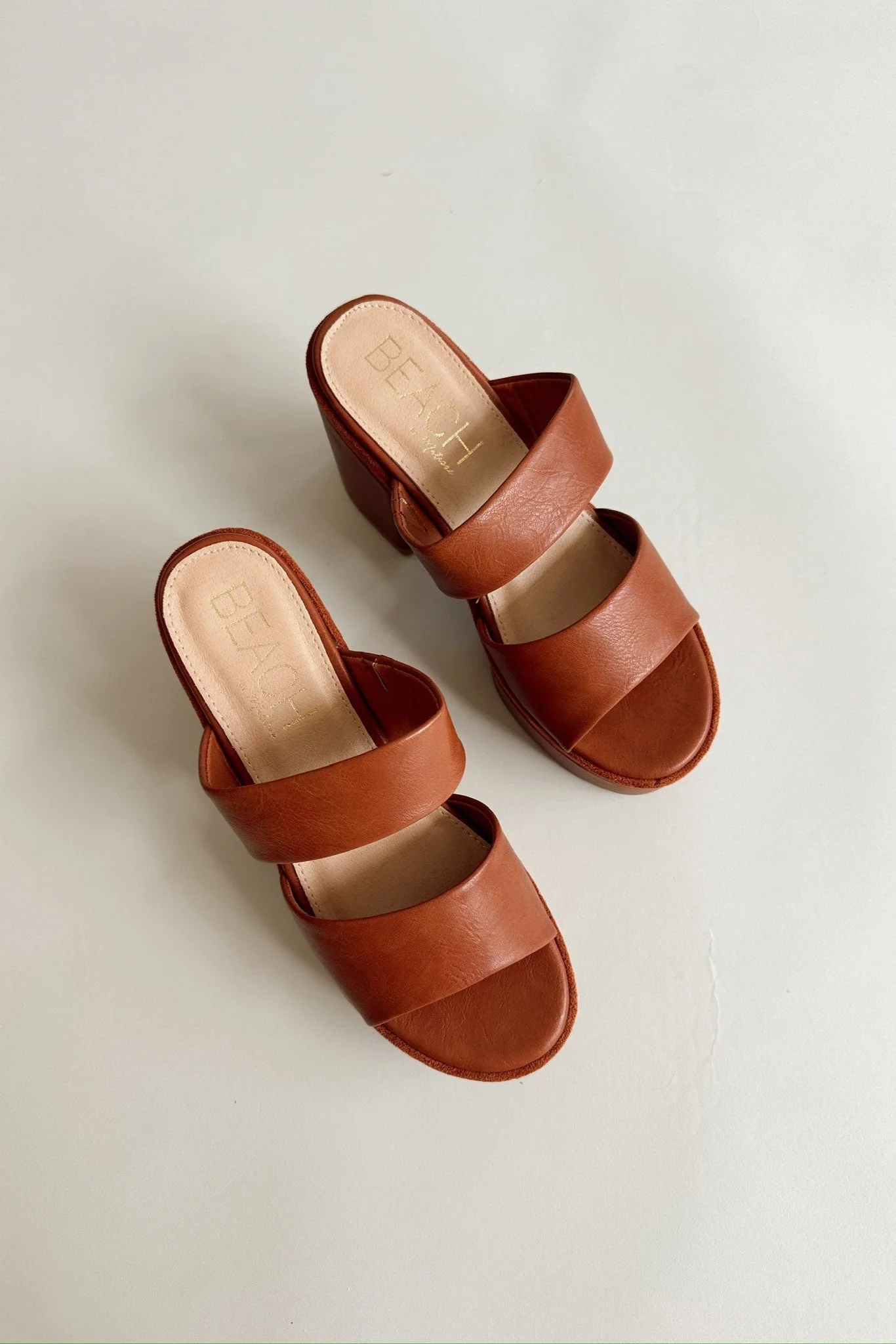 Beach by Matisse Graham Cognac Platform Sandal - Image 3