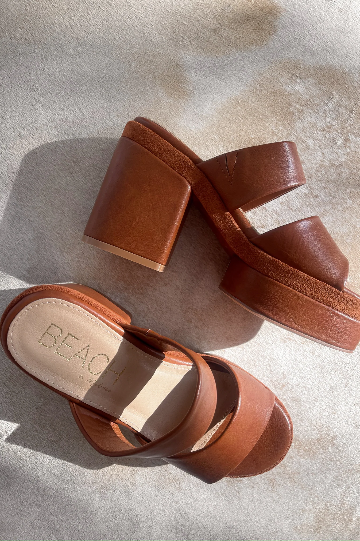 Beach by Matisse Graham Cognac Platform Sandal - Image 5