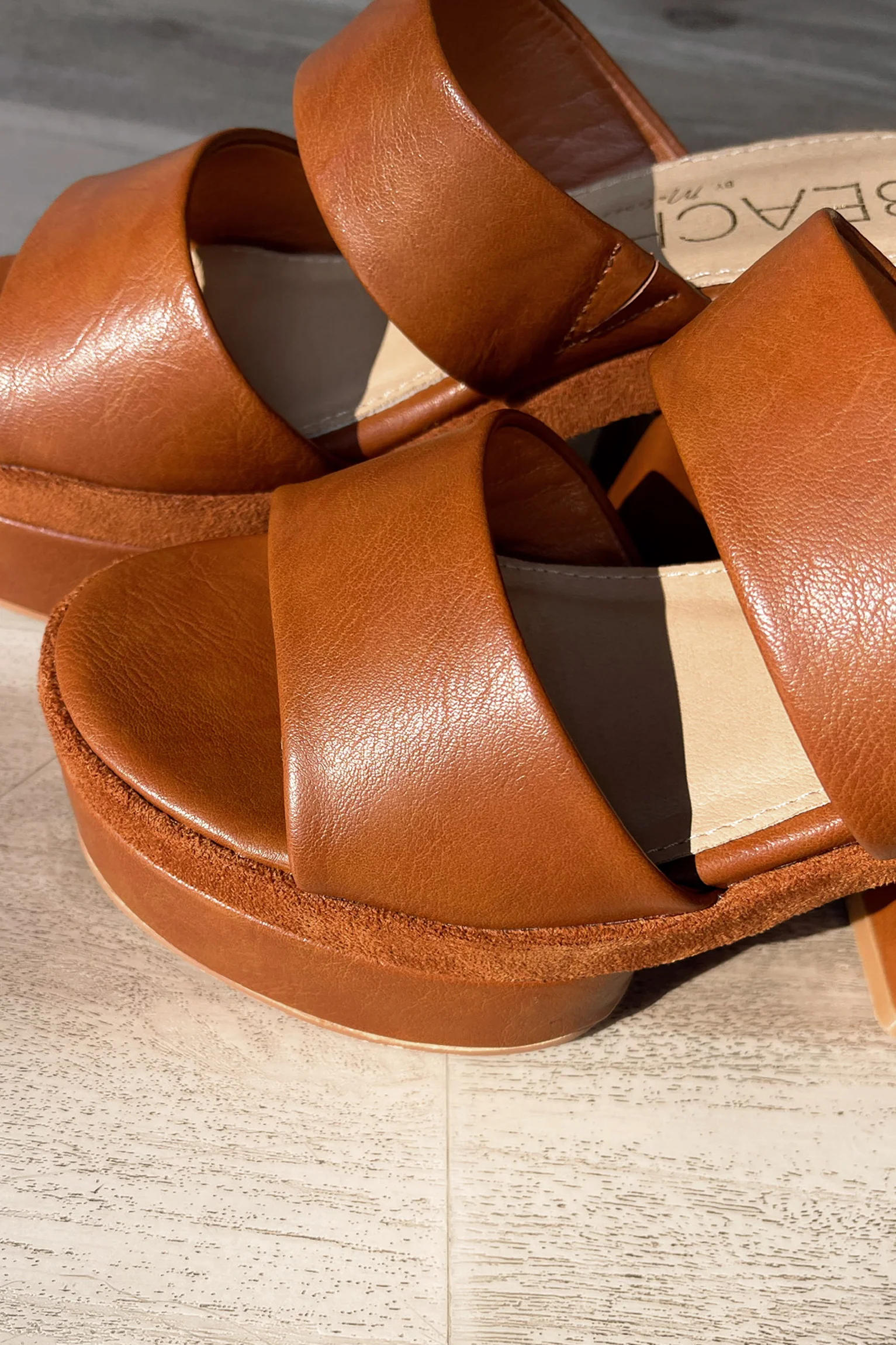 Beach by Matisse Graham Cognac Platform Sandal - Image 6