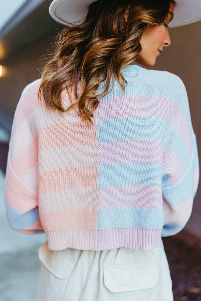 Beautiful Day Striped Sweater - Image 4