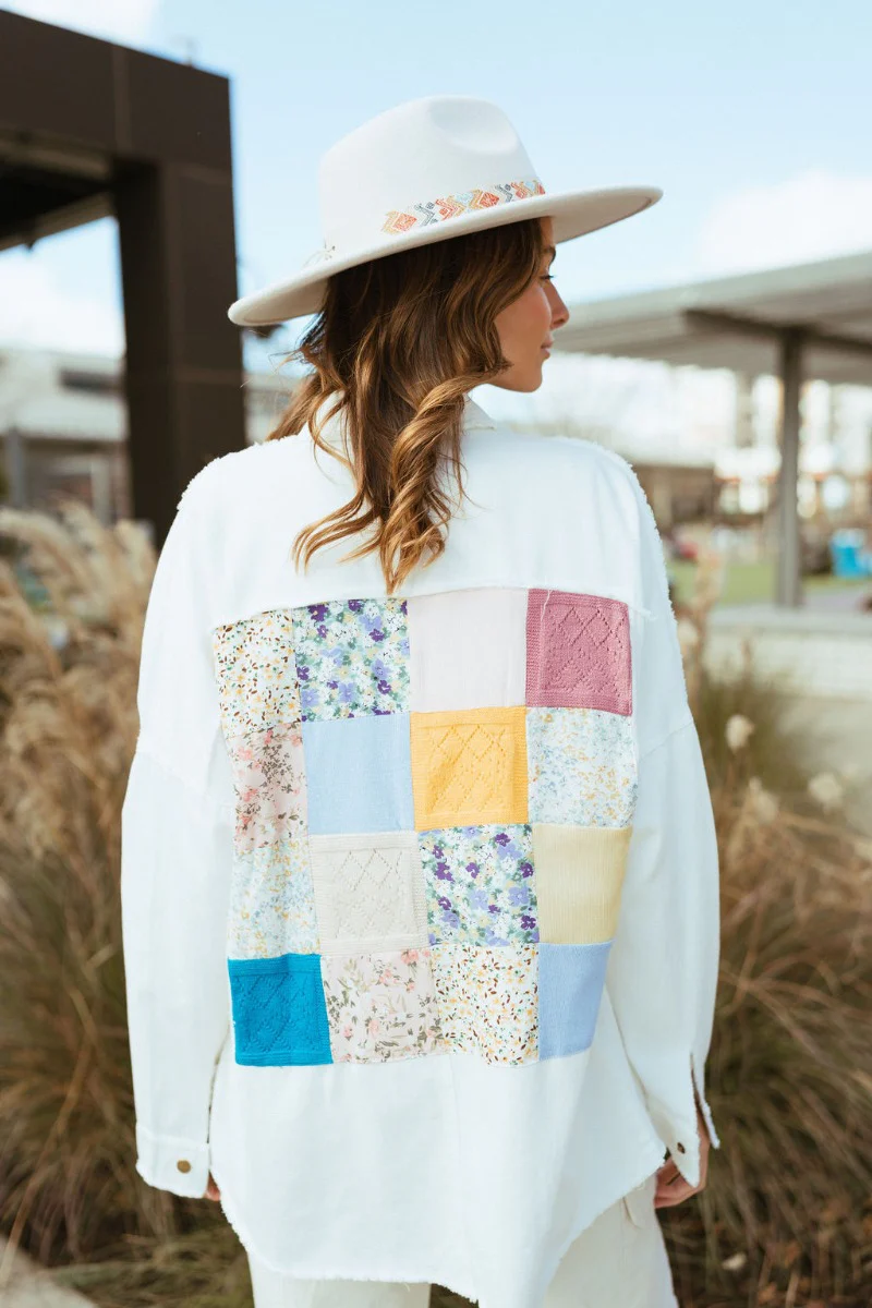 Beautiful Soul Patchwork Shacket - Image 4