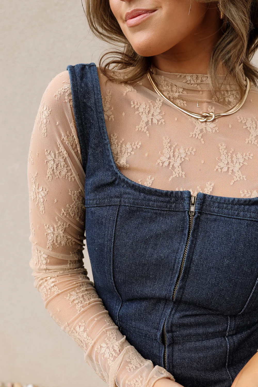 Belinda Long Sleeve Mesh Top - Image 8