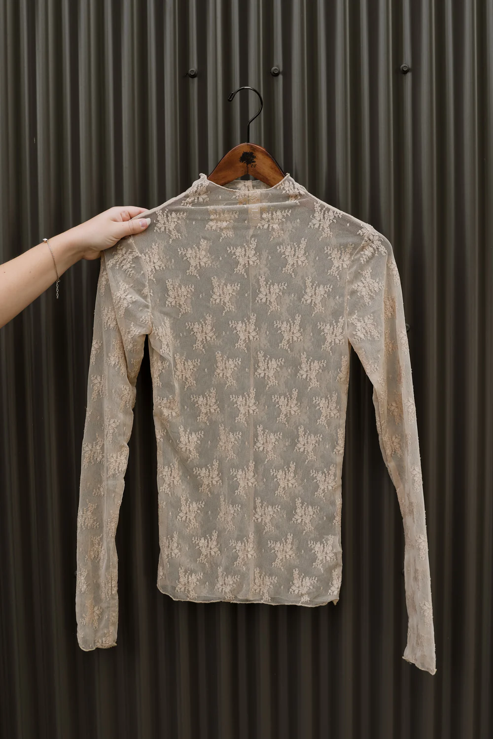 Belinda Long Sleeve Mesh Top - Image 9