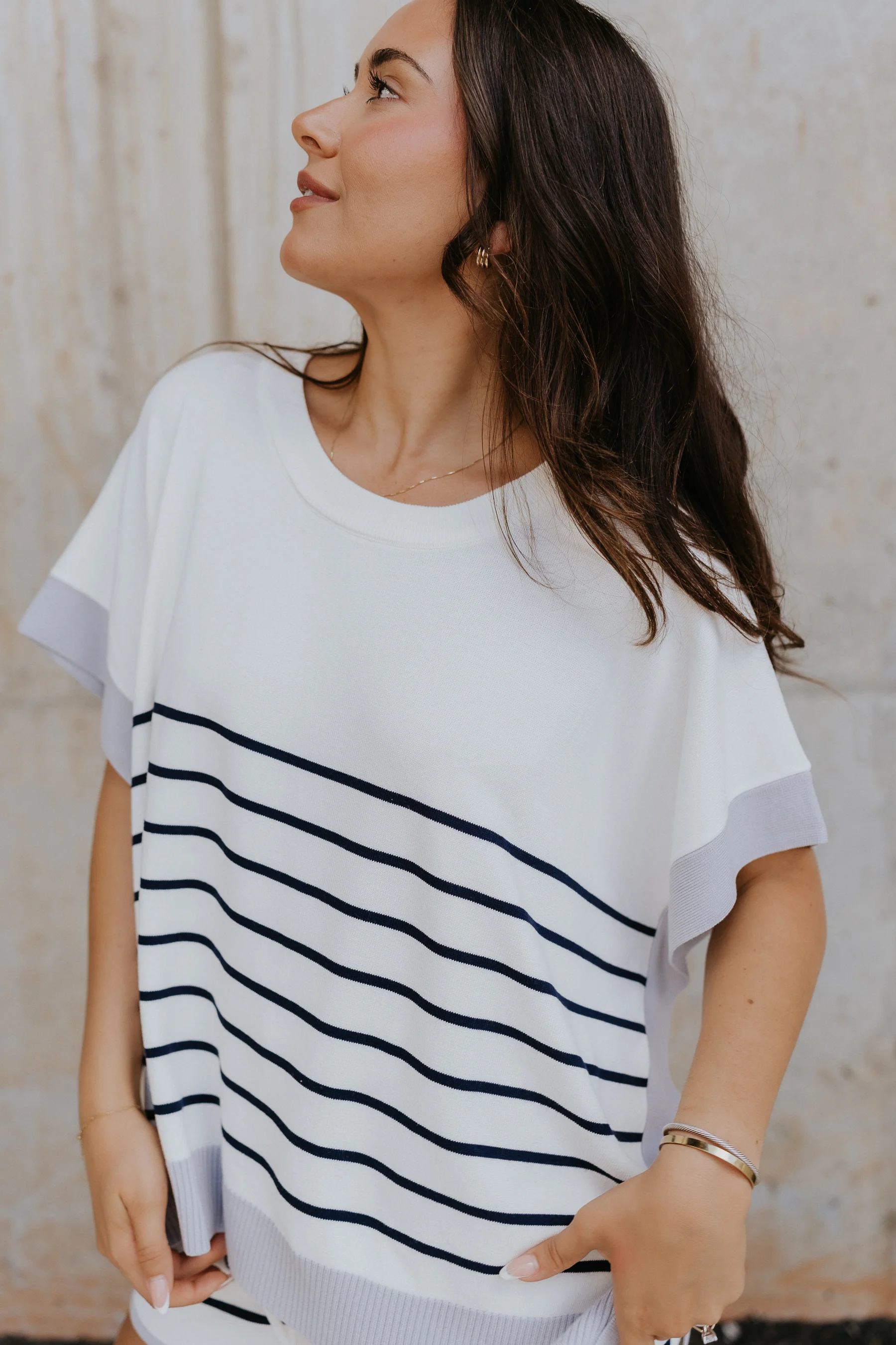 Bella Rose Stripe Top - Image 2