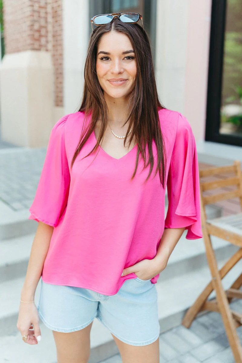 Better Days Top in Pink