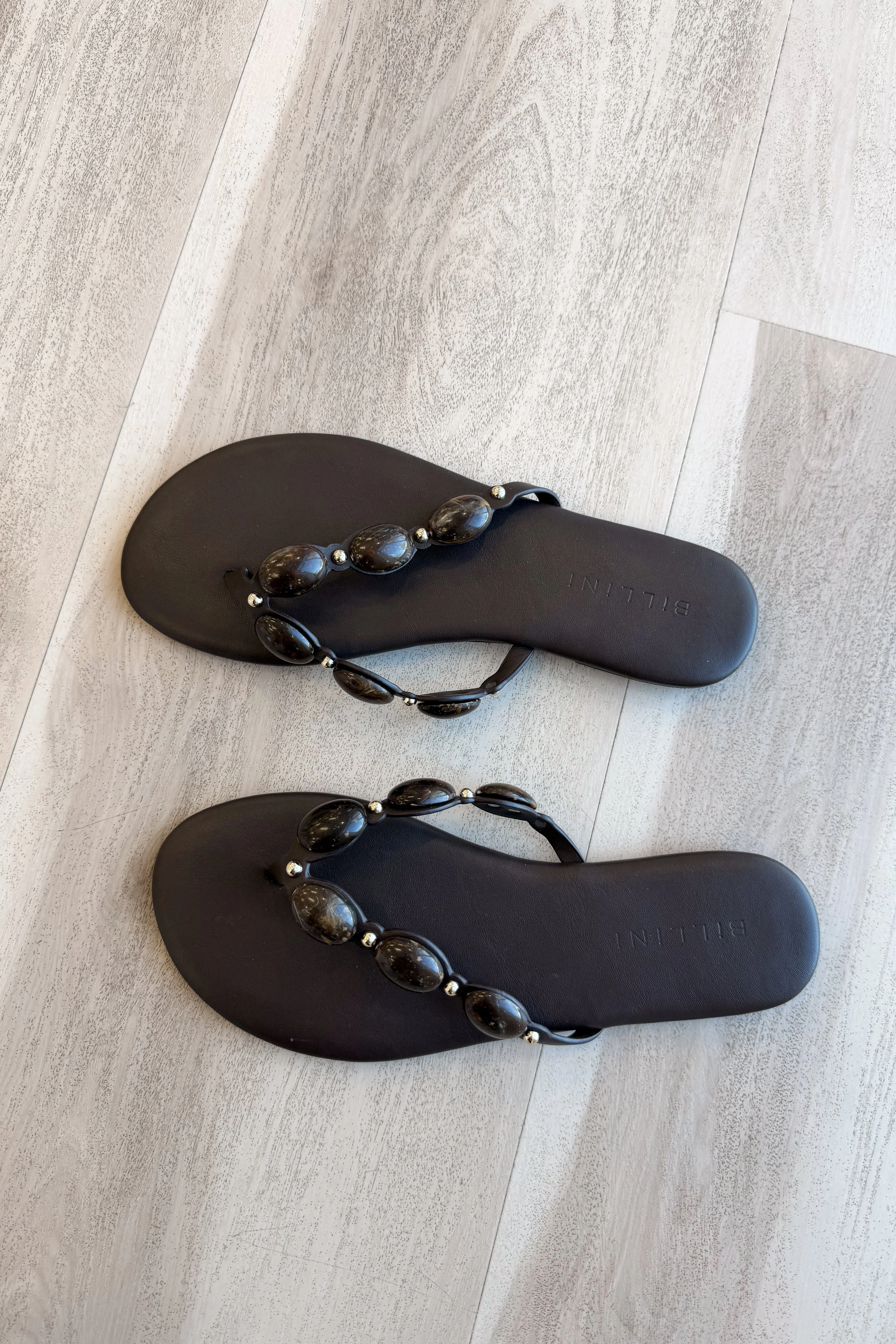 Billini Farasha Chocolate Brown Thong Strap Sandal - Image 4