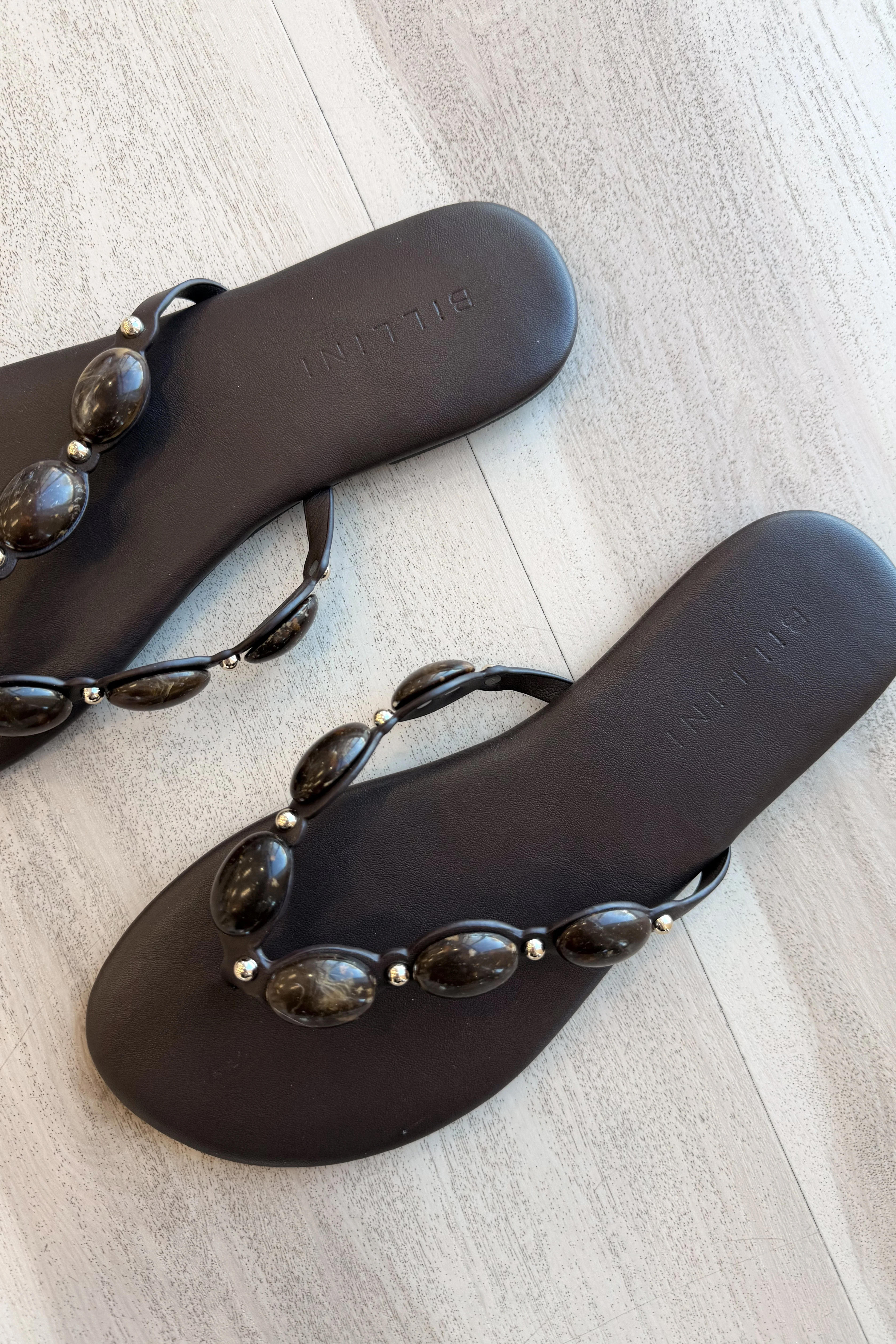 Billini Farasha Chocolate Brown Thong Strap Sandal - Image 5