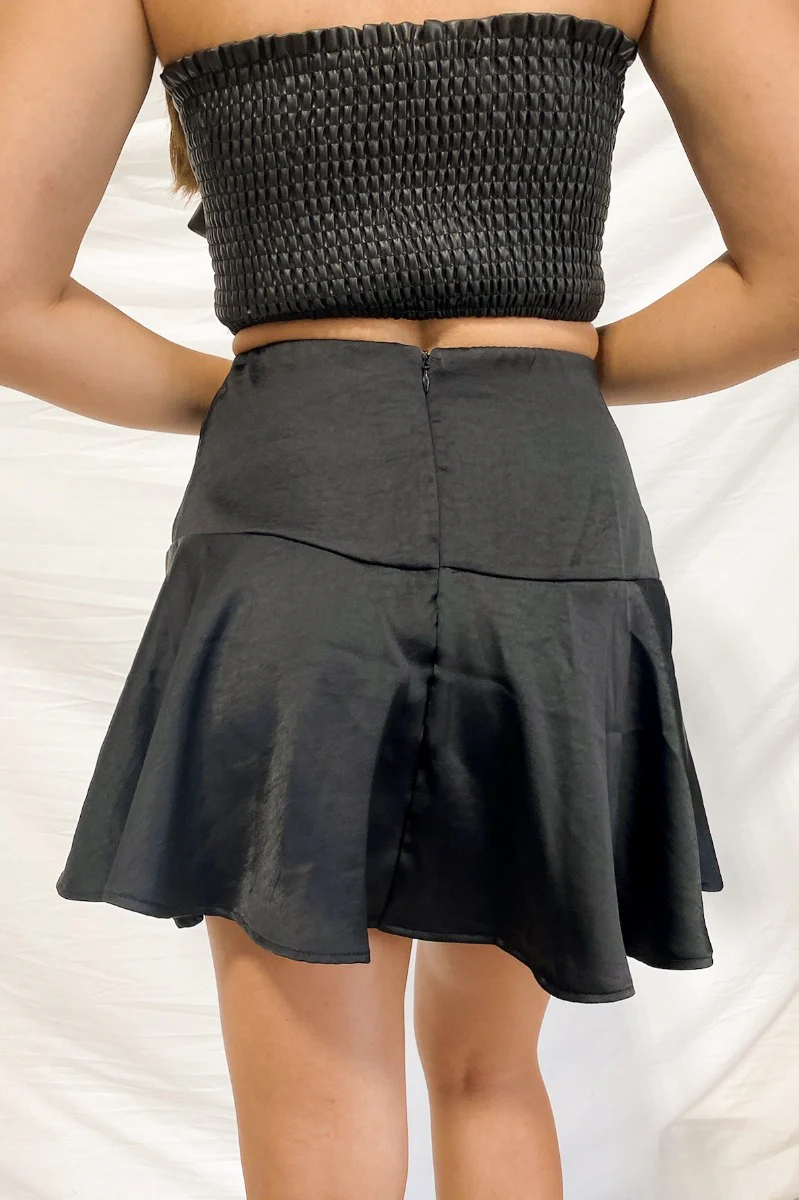 Make It Mine Skort In Black - Image 6