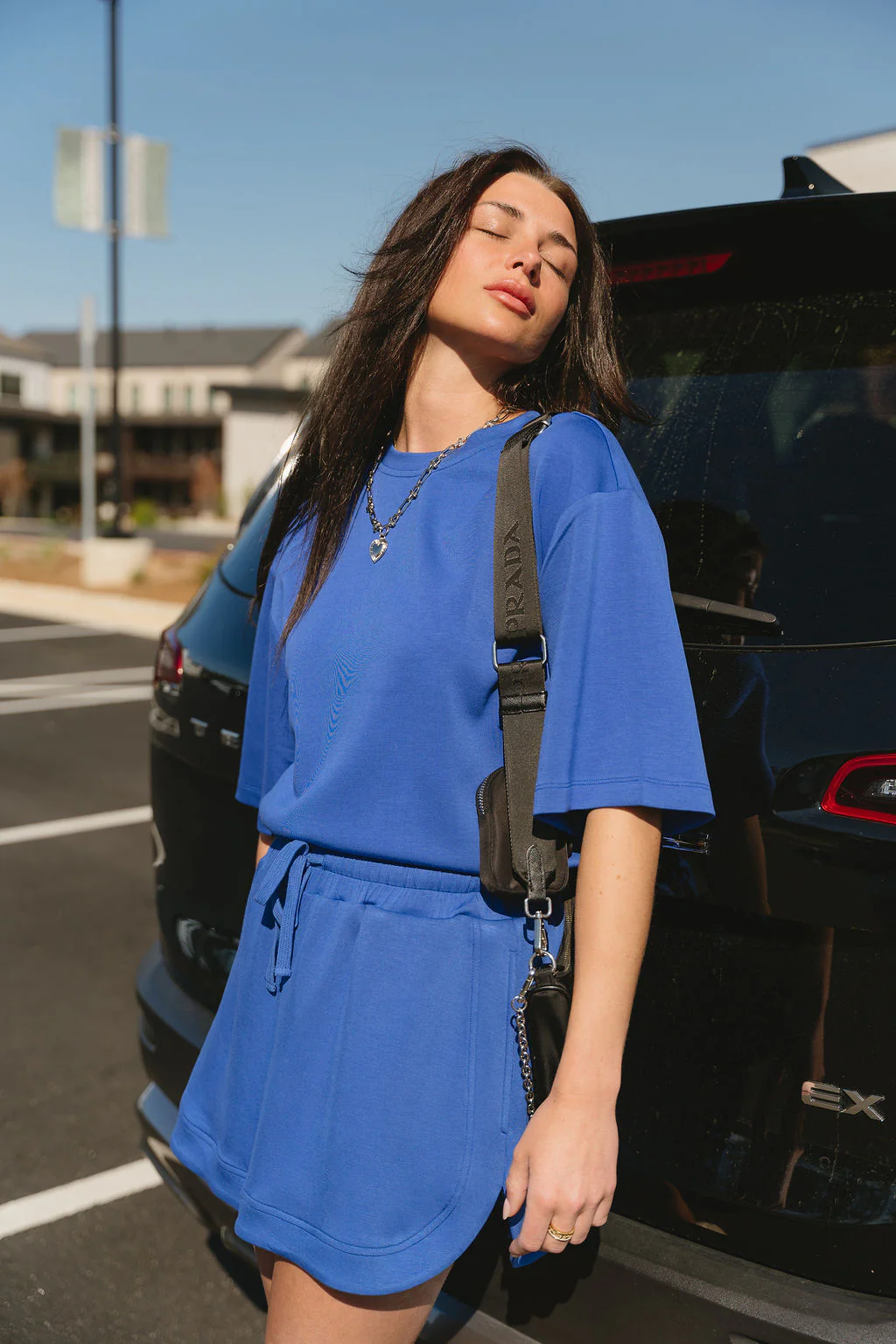Blair Cobalt Blue Butter Soft Skort - Image 2