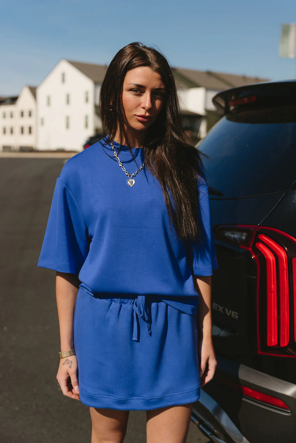 Blair Cobalt Blue Butter Soft Skort - Image 3