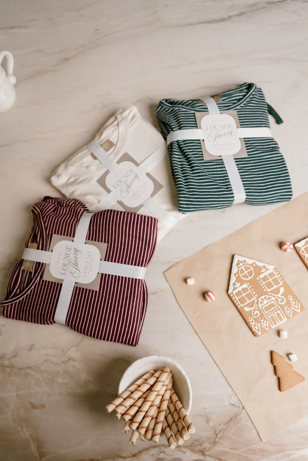 Blair Green Striped Loungewear Set - Image 3