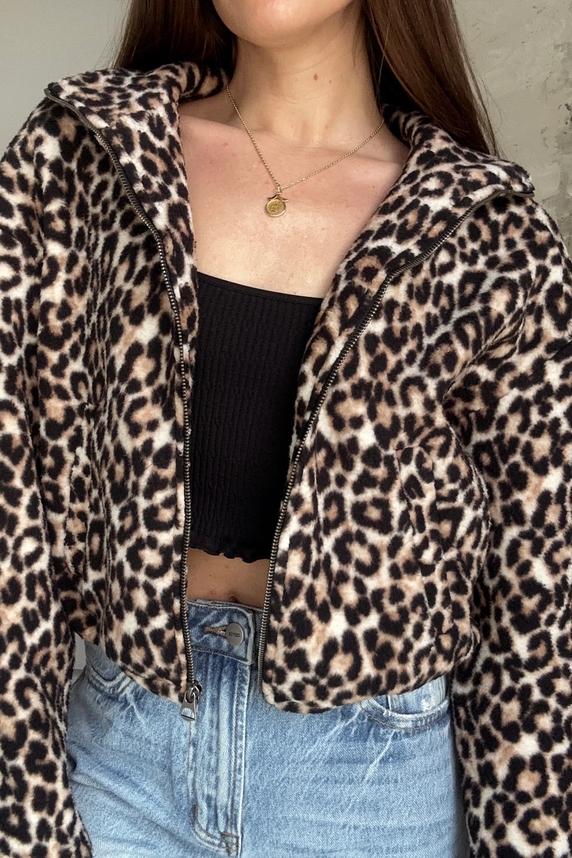 Brielle Cheetah Zip-Up Jacket - Image 5