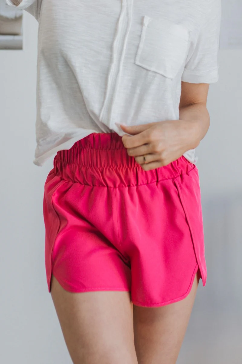 Brighten My Day Shorts in Pink - Image 3