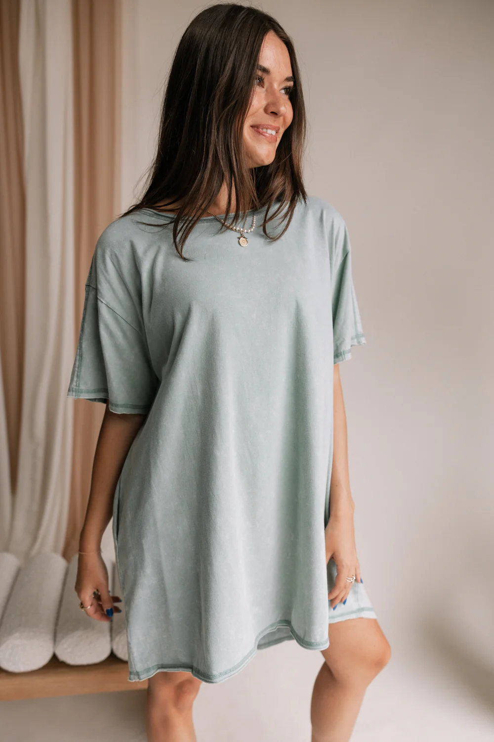 Caitlyn Short Sleeve T-Shirt Dress