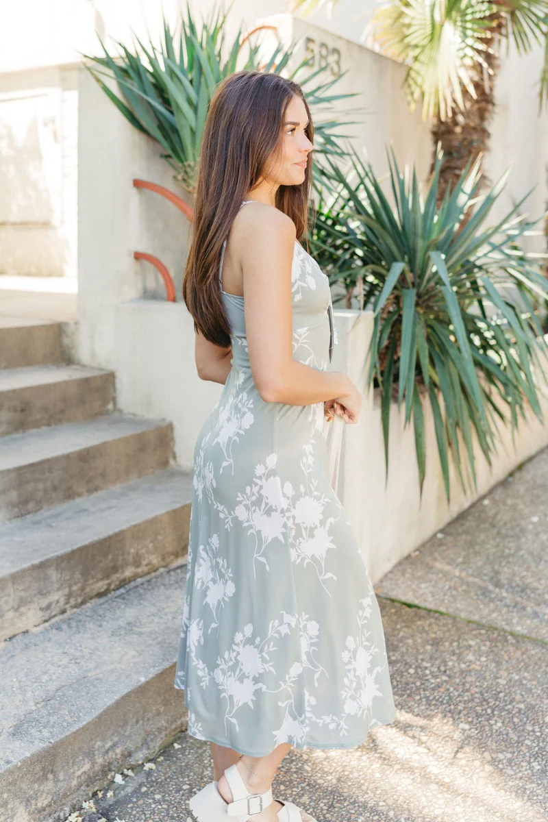 Calabasas Floral Midi Dress - Image 3