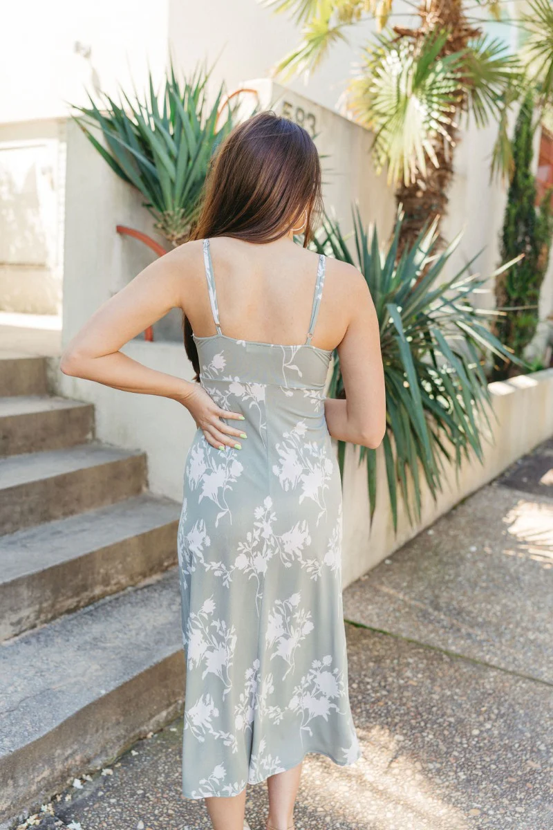 Calabasas Floral Midi Dress - Image 5
