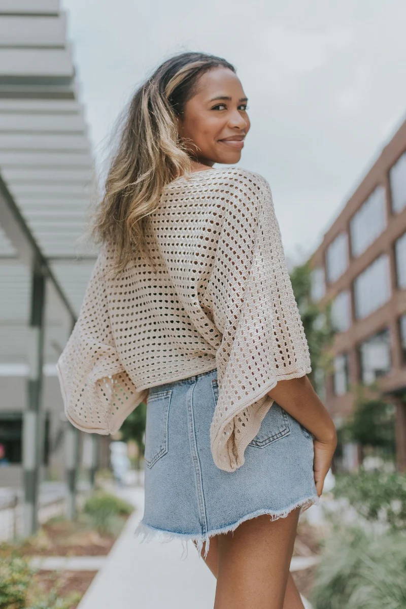 Calabasas Open-Knit Top - Image 3