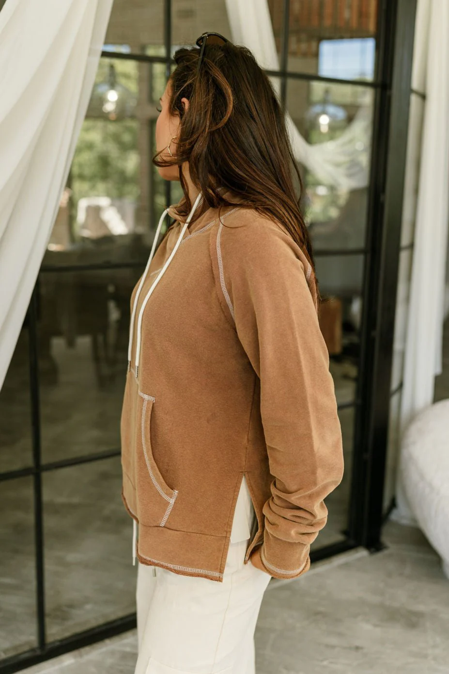 Camden Brown Hoodie Sweatshirt - Image 5