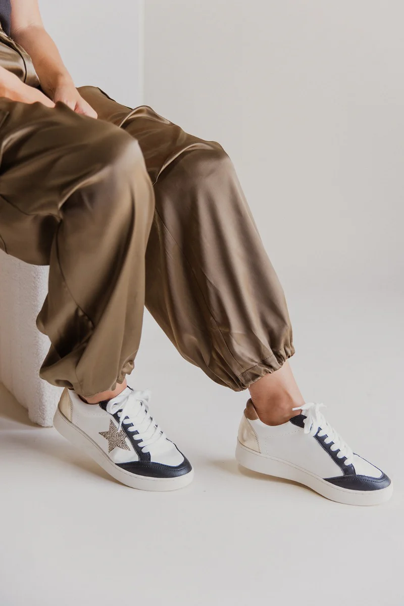 Cameron Satin Cargo Joggers - Image 5
