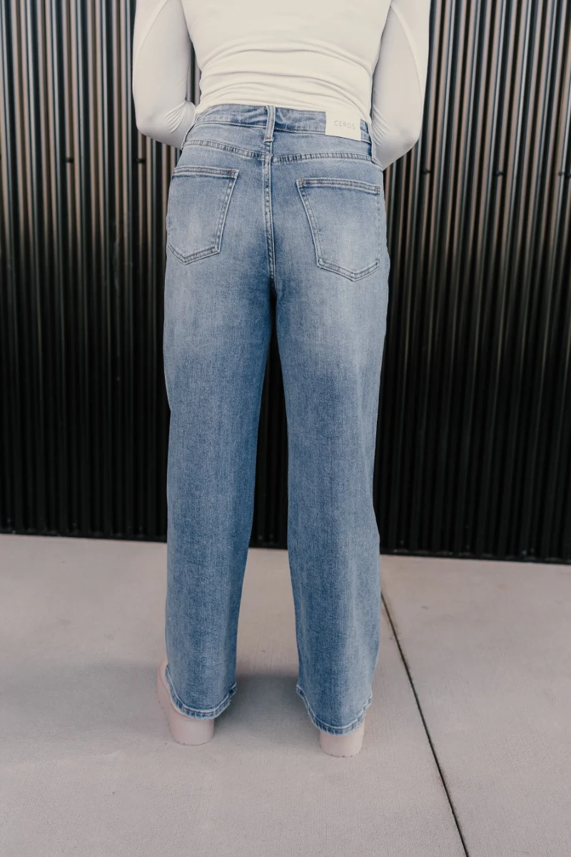 Ceros: Daniela Wide Leg Jeans - Image 6