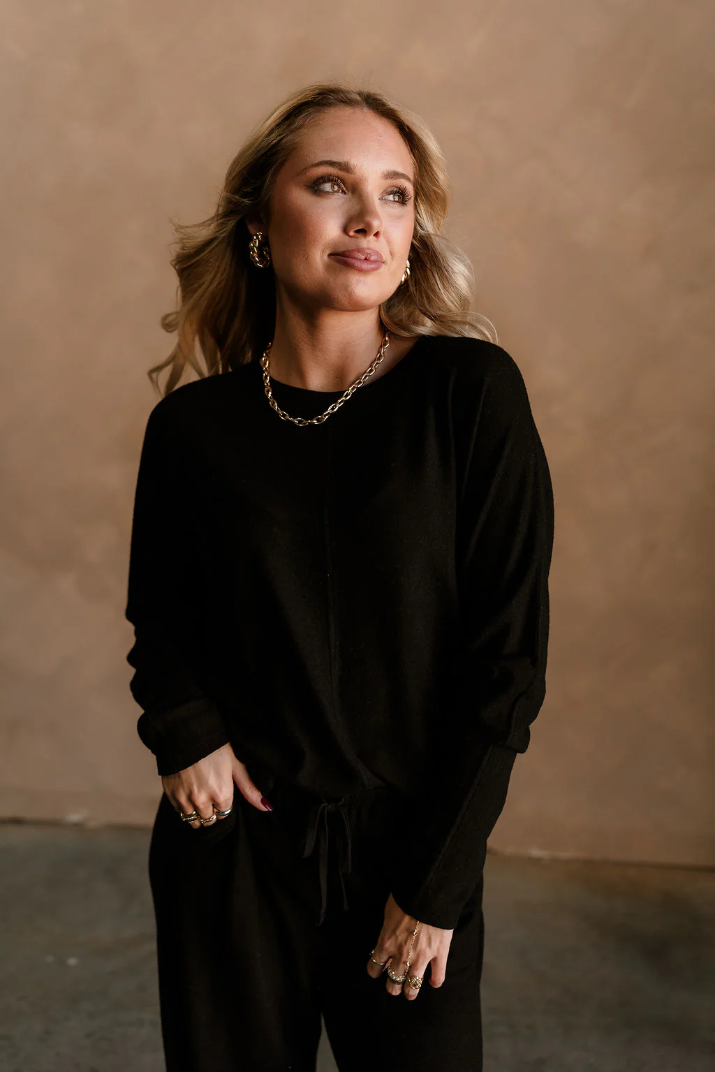 Charlotte Black Loungewear Set - Image 5