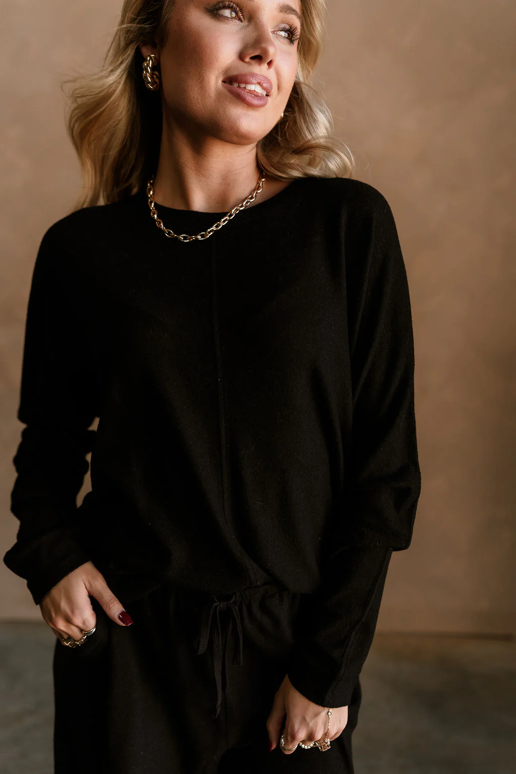 Charlotte Black Loungewear Set - Image 6